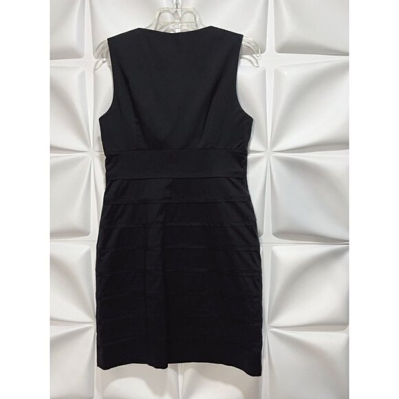 Robert Rodriguz Sz 8 V-Neck Surplice Sheath m Stretch Pencil Dress - Picture 9 of 14